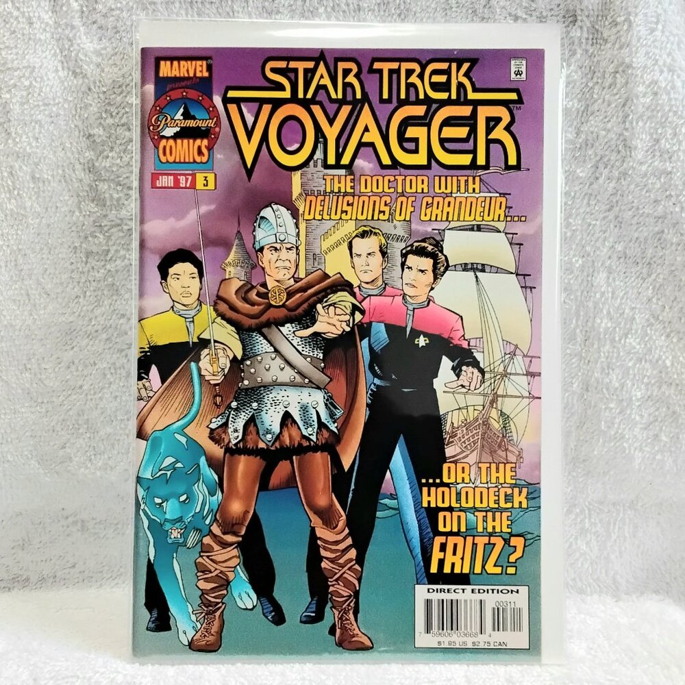 3/$35 1997 Star Trek Voyager 3 by Marvel Presents Paramount Comics!!